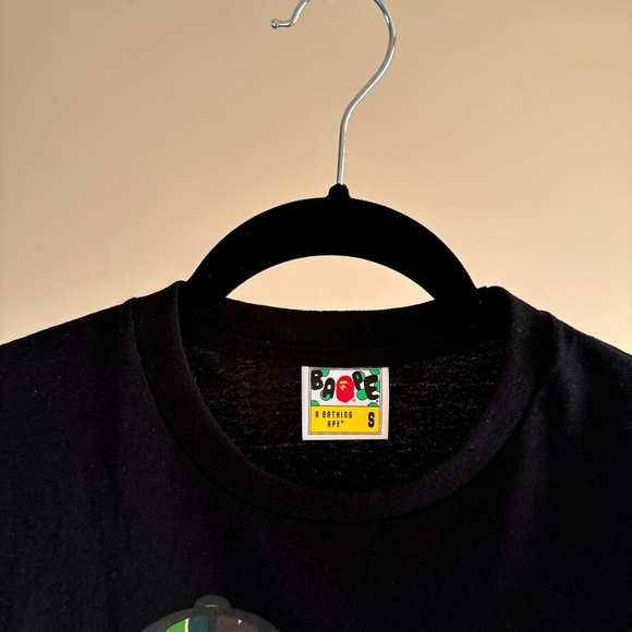 Bape Black Short Sleeve Tee with Graphic - Picture 2 of 8
